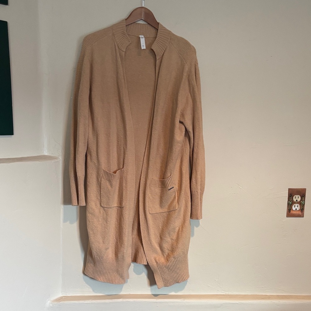 Glyder Elevated Camel Knit Cardigan